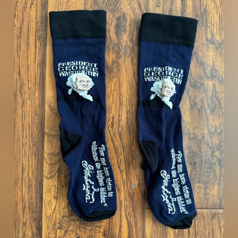 Vintage George Washington Socks
